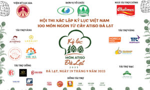 hội thi quảng diễn xác lập kỷ lục Viet Nam 100 món Ngon từ Atiso Đà Lạt